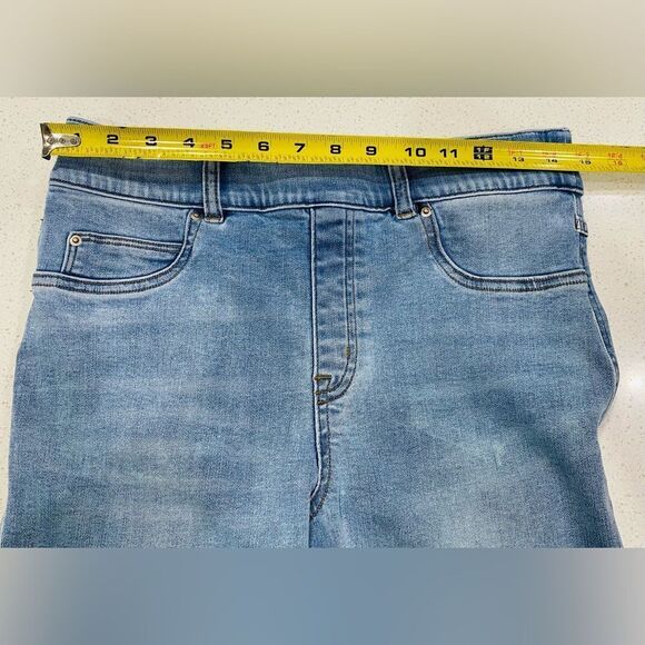 Spanx High Rise Ankle Skinny Stretch Denim Jeans Size L (12-14) EUC - Picture 6 of 12